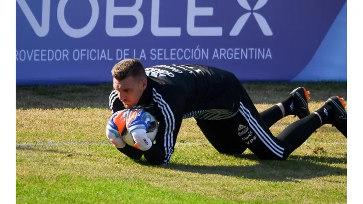 Foto de Franco Armani, arquero de la Selección Argentina.
