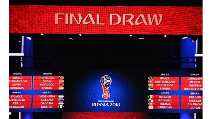 Sorteo FIFA para el Mundial de Rusia 2018