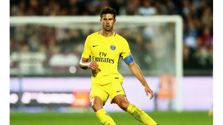 Thiago Motta con la camiseta de Paris Saint-Germain.