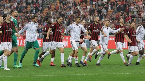 Foto de los jugadores de Milan