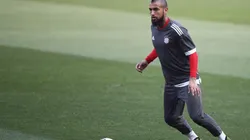 Arturo Vidal entrenando con el Bayer Munich