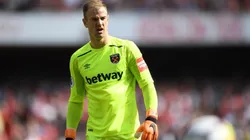 Joe Hart con los colores de West Ham United.
