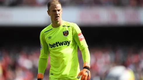 Joe Hart con los colores de West Ham United.