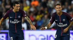 Neymar le comentó una foto a Di María y le dijo feo