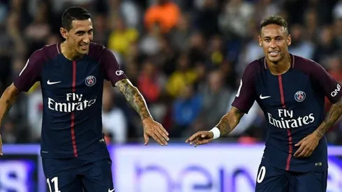 Neymar le comentó una foto a Di María y le dijo feo