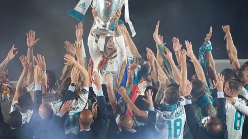 Foto de los jugadores de Real Madrid.