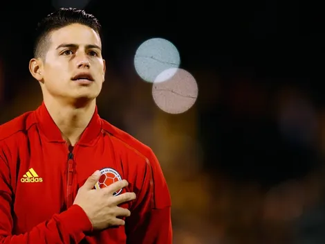 James se muestra más que feliz con su querida Selección de Colombia