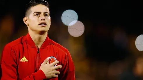 James se muestra más que feliz con su querida Selección de Colombia