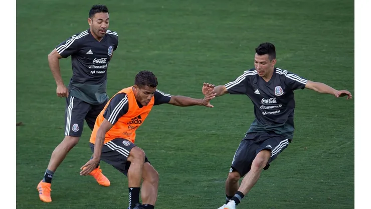 Entrenamiento de la selección mexicana