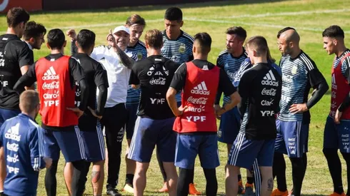 YA ESTÁN. Sampaoli tendría los once para jugar ante Haití.