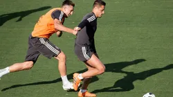 Entrenamiento de la selección mexicana