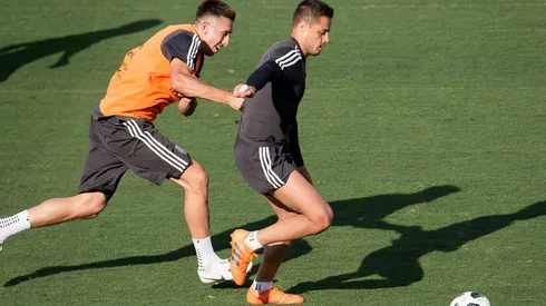 Entrenamiento de la selección mexicana