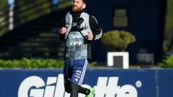 El rugido del Ducó cuando Messi salió a entrenar