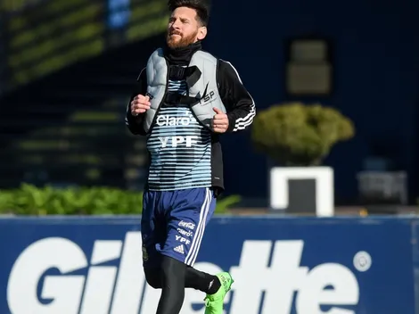 El rugido del Ducó cuando Messi salió a entrenar