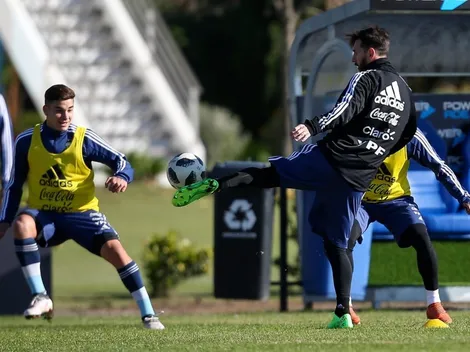 En 30 segundos, Messi se encargó de Armani y Caballero