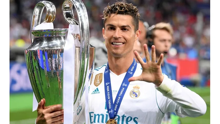 LA QUINTA. Cristiano Ronaldo con su quinta Champions League en su carrera (Foto: Getty).