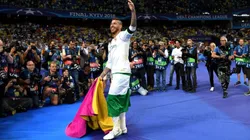 La felicidad de Sergio Ramos en Kiev.