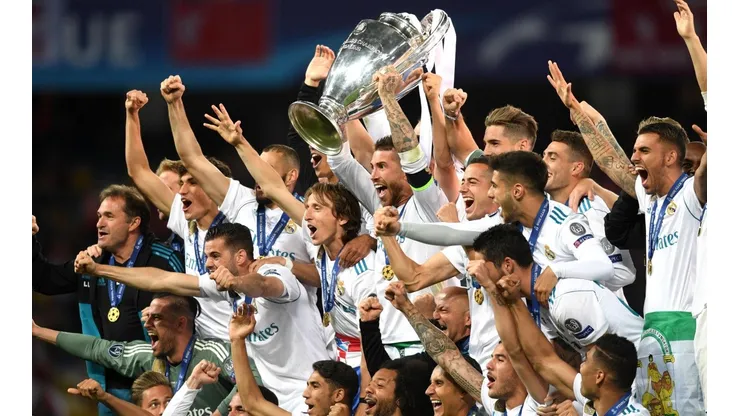 Foto de los jugadores de Real Madrid.