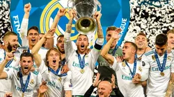 CAMPEONES OLÉ OLÉ OLÉ. Sergio Ramos levanta una nueva Orejona y Real Madrid la Champions League (Foto: Getty).