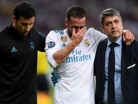 Basta, por favor: Carvajal también se lesionó y rompió en llanto