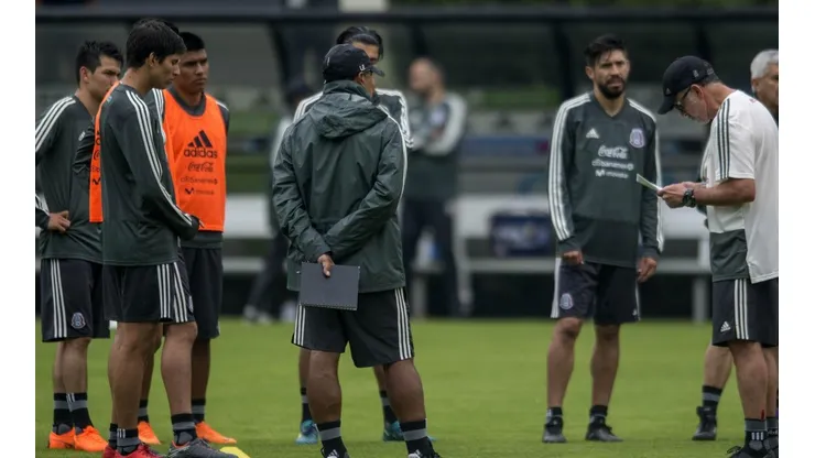 Entrenamiento de la selección mexicana
