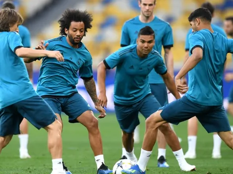 La pareja de Marcelo, fotito con su hijo y "a por la 13"