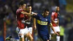 Germán Conti con la camiseta de Colón de Santa Fe.