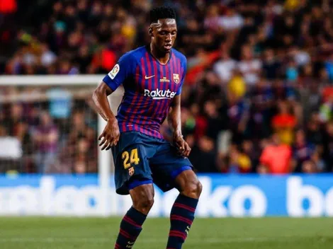 ¡Barcelona se acordó de Yerry Mina en las redes sociales!