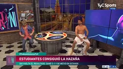 Foto en el programa de TyC Sports.