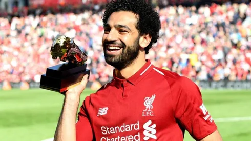 MOHAMED DE ORO. Salah ganó el botín de oro, como su ídolo Ronaldo.