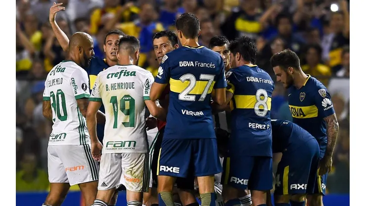Boca vs Palmeiras en la Bombonera