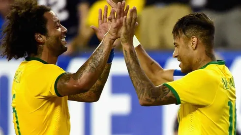 Marcelo le abre los brazos a Neymar en el Madrid