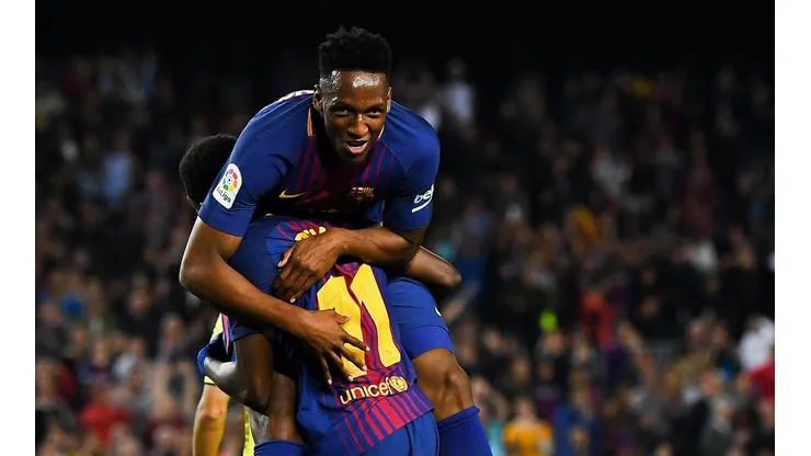 Yerry Mina: "No me pasa por la cabeza salir de Barcelona"