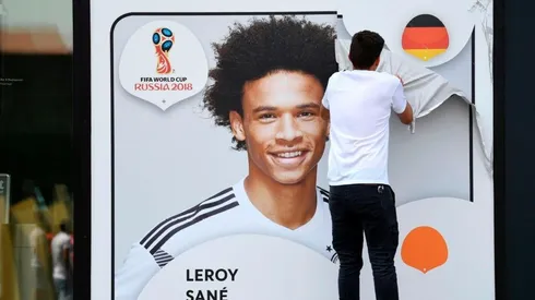 NO VA A RUSIA. En la Federación Alemana sacan la figurita de Leroy Sané.