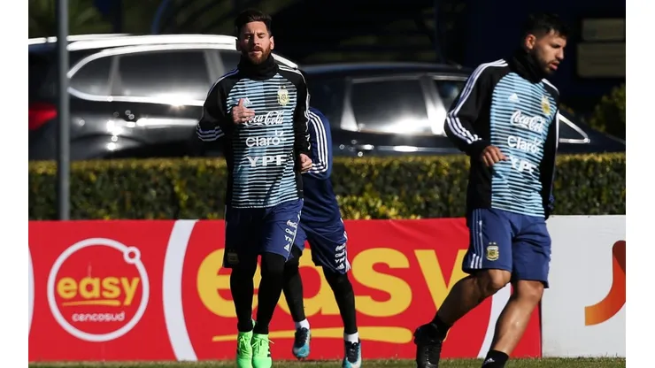 Foto de Lionel Messi, jugador de la Selección Argentina.