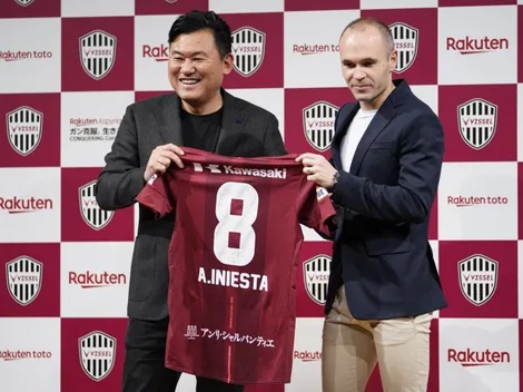 Andrés Iniesta fue presentado como nuevo jugador del Vissel Kobe