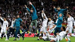 Foto de los jugadores del Real Madrid celebrando