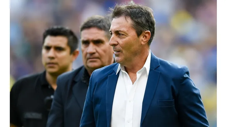 NUEVO RUMBO. Kudelka durante el enfrentamiento de Talleres ante Boca en La Bombonera (Foto: Getty).