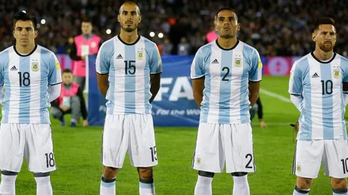 Foto de Guido Pizarro en la Selección Argentina.