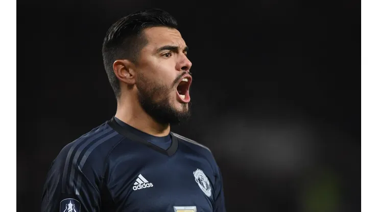 Foto de Sergio Romero, arquero de Manchester United