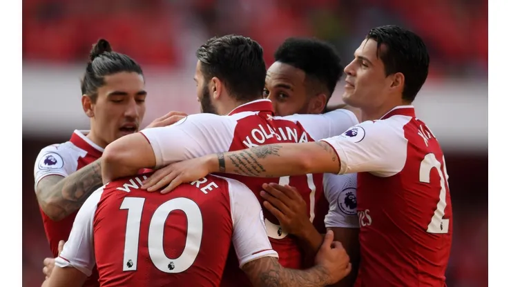 Foto de los jugadores de Arsenal.