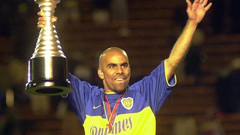 Foto de los jugadores de River celebrando el título.