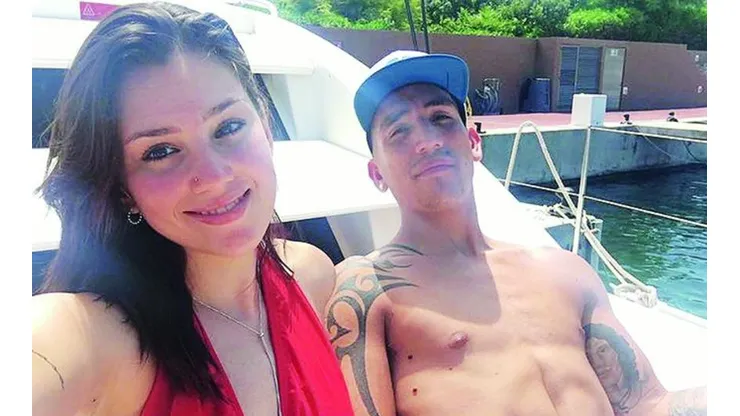 Mel Pasini y Ricardo Centurión juntos.