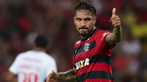 Foto de Paolo Guerrero, jugador de Flamengo.