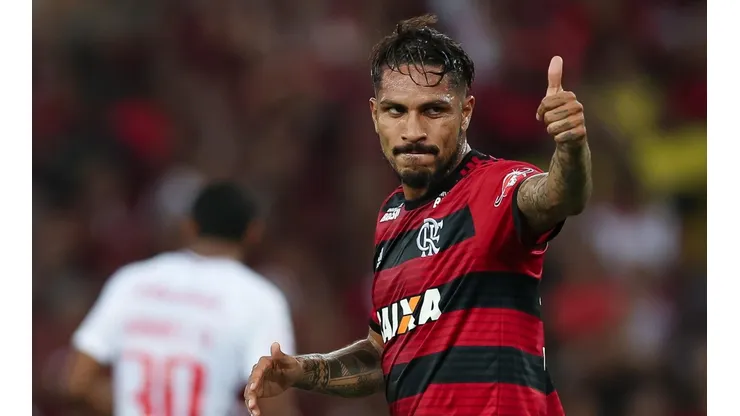Foto de Paolo Guerrero, jugador de Flamengo.