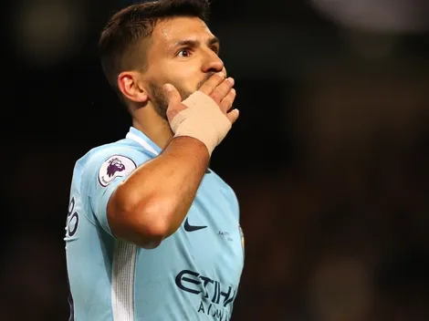 Agüero endulzó las redes con una tierna foto junto a su hijo