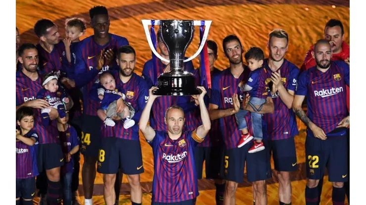 Andrés Iniesta, el gran protagonista de la jornada.