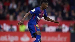 Ousmane Dembéle tiene un esguince de tobillo.