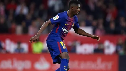 Ousmane Dembéle tiene un esguince de tobillo.