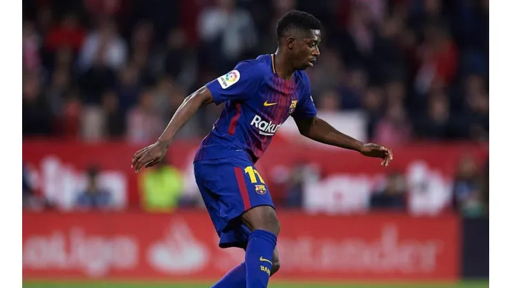 Ousmane Dembéle tiene un esguince de tobillo.